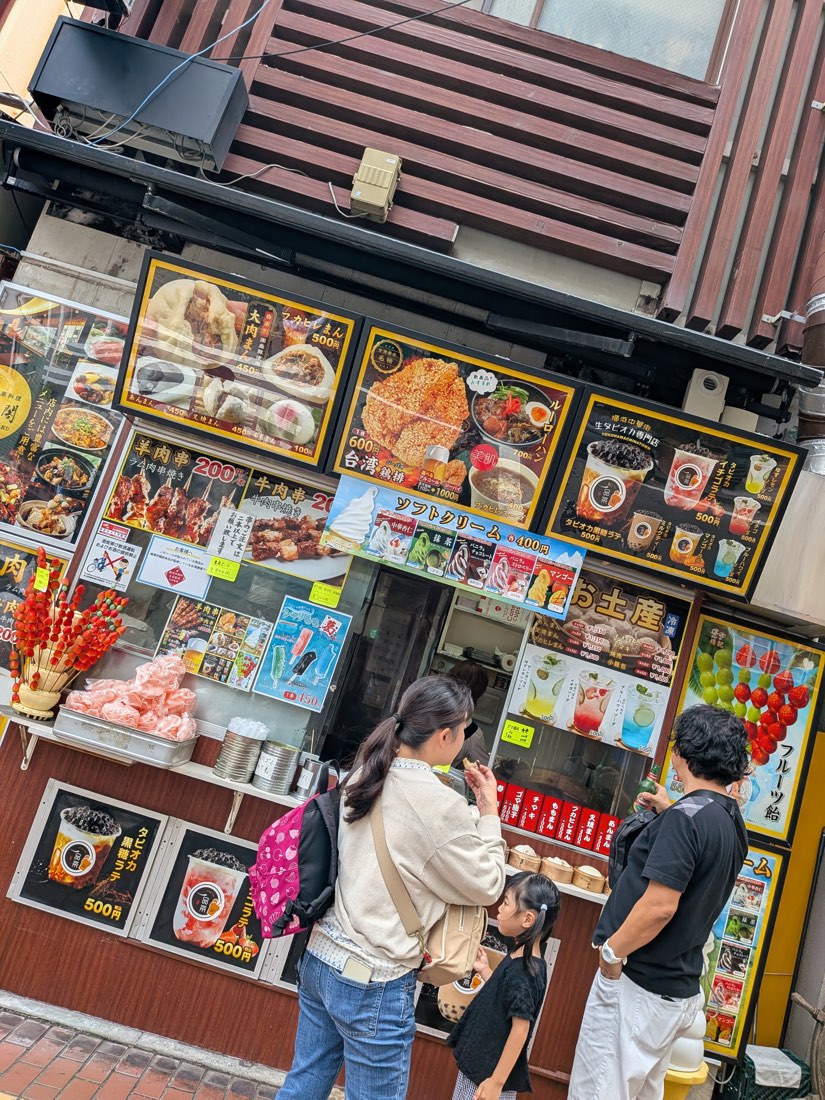 A street food shop in Chinatown